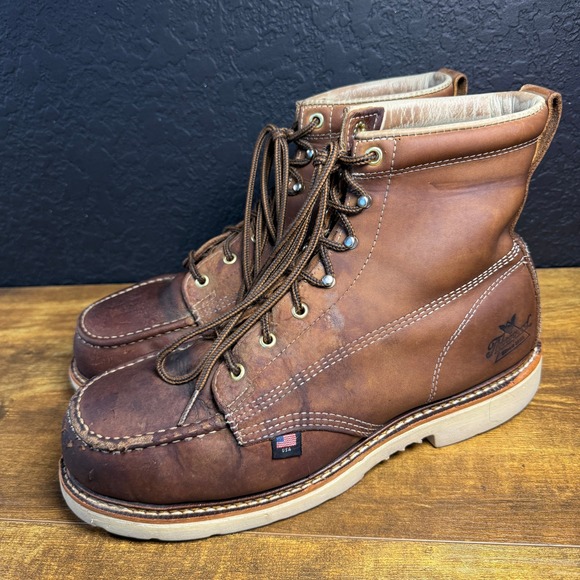 thorogood tobacco boots American Heritage 6" Steel Safety Toe Work for Men you deserve a boot that works just as hard as you do American Heritage - 6" Tobacco